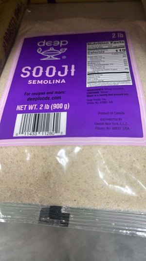 Deep Sooji (Semolina) 2 lb Pack of 3