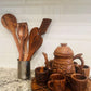 Wooden Spoon Set Eco-Friendly Cooking Utensils for Everyday Kitchen Use