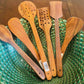 Wooden Spoon Set Eco-Friendly Cooking Utensils for Everyday Kitchen Use