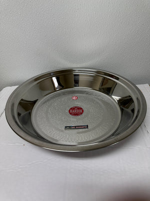 Hardik Stainless Steel Parat – Heavy Duty Dough Kneading & Mixing Bowl
