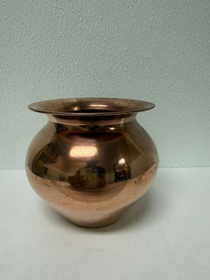 Traditional Pure Copper Kalash Pot for Pooja & Rituals
