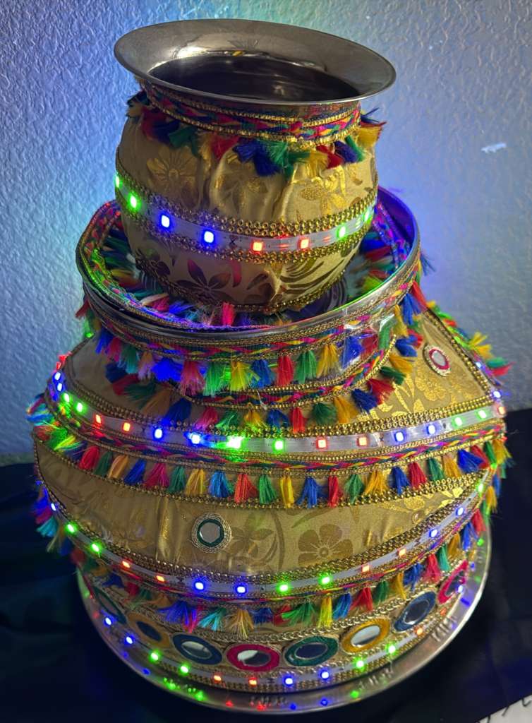 Indian Decorative Lota Kalash – Traditional Pooja Vessel