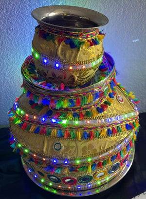 Indian Decorative Lota Kalash – Traditional Pooja Vessel