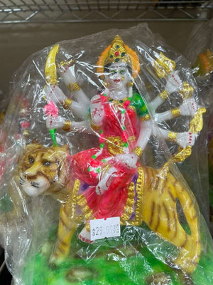 Aura Series Marble Durga Mata Idol – Hindu Goddess Durga Statue