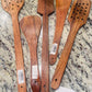 Wooden Spoon Set Eco-Friendly Cooking Utensils for Everyday Kitchen Use
