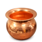 Traditional Pure Copper Kalash Pot Copper Lota for Water, Pooja & Ritual Use