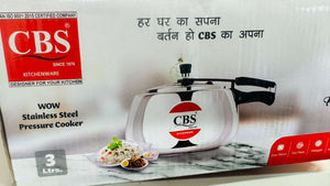CBS Stainless Steel Pressure Cooker 3Litre – Inner Lid Handi | Durable & Fast Cooking
