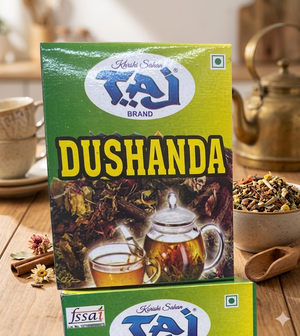 TAJ Dushanda Herbal Tea – Natural Ayurvedic Caffeine-Free Pack of 4