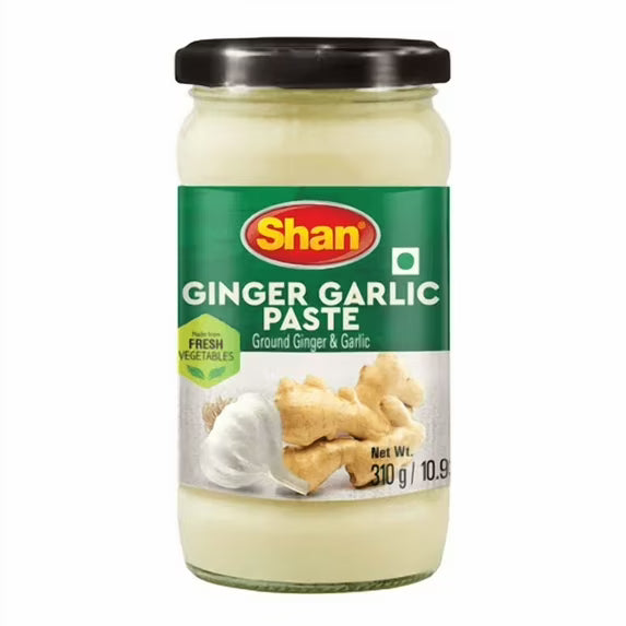 Shan Ginger Garlic Paste  310g | Fresh, Natural & Ready to CookPack of 2