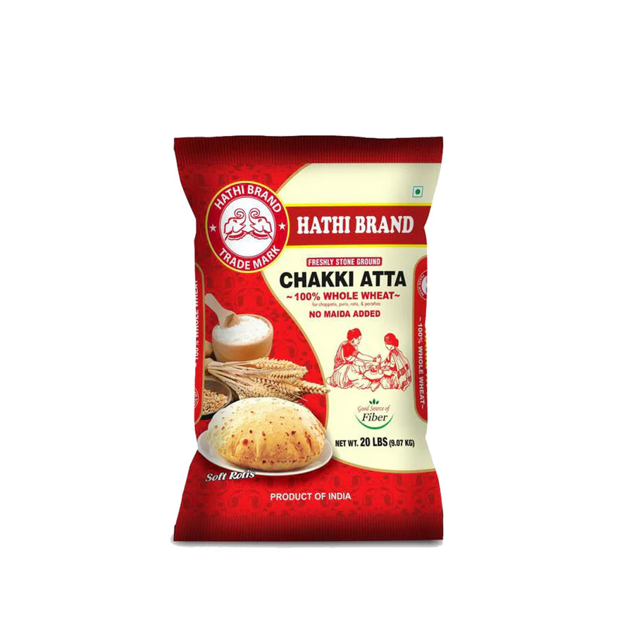 Hathi Chakki Atta | 100% Stone-Ground Whole Wheat Flour