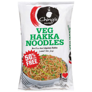 Ching’s Secret Veg Hakka Noodles  Pack of 4 – Authentic Chinese-Style Stir Fry Noodles