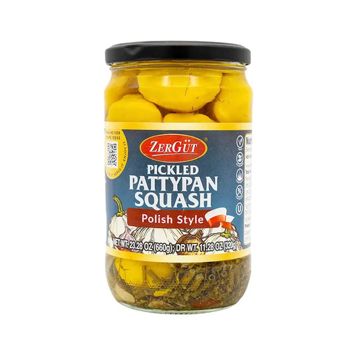 Zergut Pickled Pattypan Squash Pack of 3