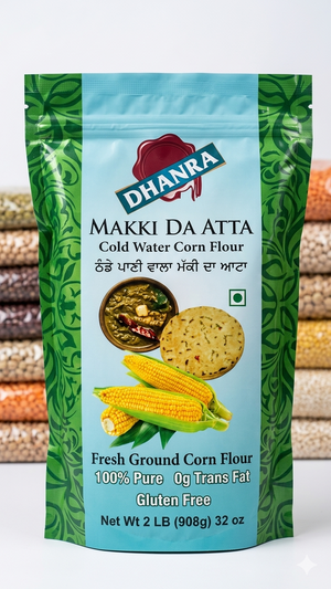 Dhanraj Makki Di Atta (Cold Water Corn Flour) Pack of 3