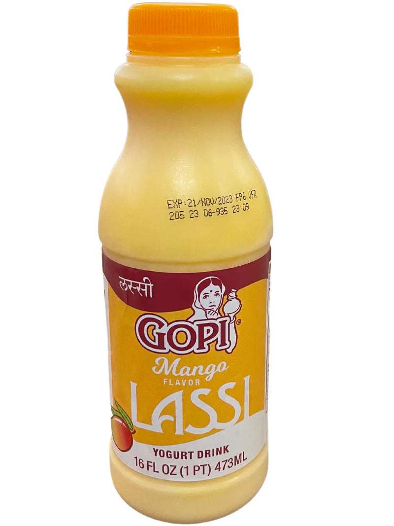 Gopi Mango Lassi Pack of 5– Creamy Traditional Indian Yogurt Drink