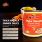 Authentic Tikka Masala Cooking Sauce 14 oz– Creamy Curry Simmer Base