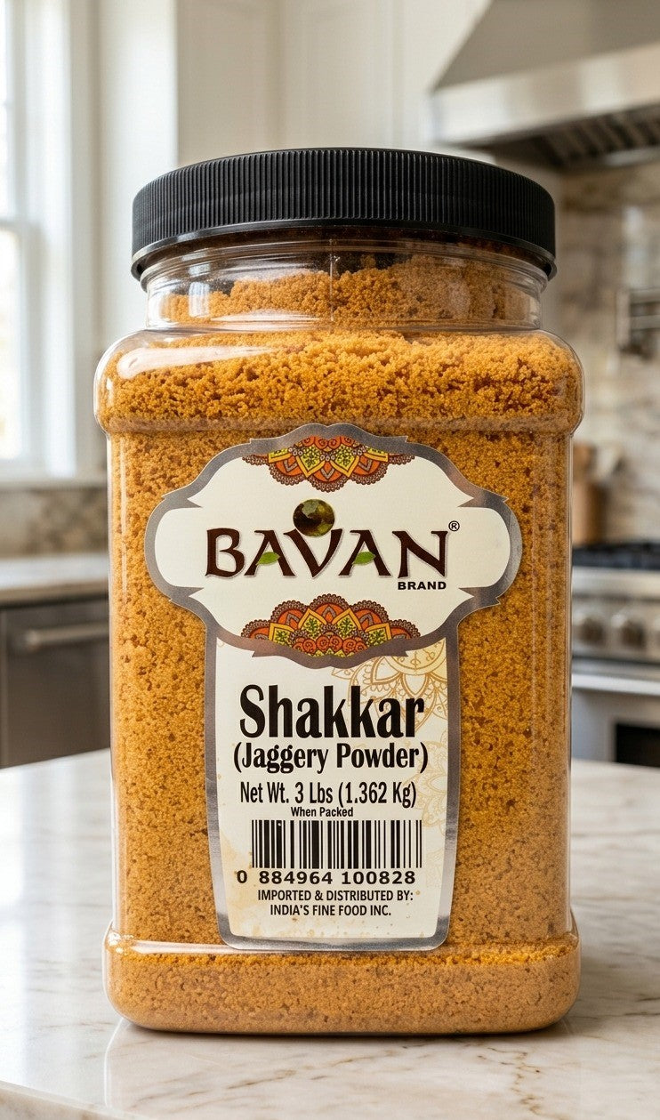 Bavan Brand Shakkar (Jaggery Powder) – Natural Brown Sugar