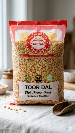 Hathi Toor Dal (Split Pigeon Peas / Arhar Dal) Pack of 3