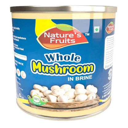 Whole Button Mushrooms in Brine – Premium Preserved White Mushrooms